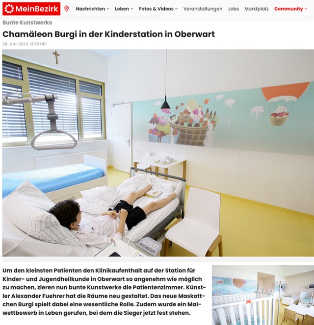 Gesundheit-Burgenland-Kinderstation-Wandbilder-PaintedLove-Oberwart